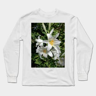 White Lily Long Sleeve T-Shirt